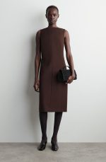 Wool Dress Brown