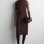 Wool Dress Brown