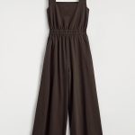 Wide-Leg Jumpsuit Brown