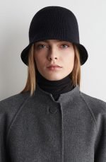 Knitted Textured Fisherman Hat Navy Blue - Image 2