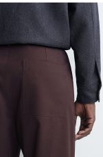 Straight Pants Brown - Image 2