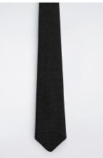 Wool Blend Tie Black - Image 2