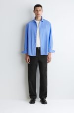 Cotton Shirt Blue - Image 2