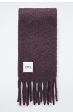 Mohair-blend Textured Tassel Long Scarf - Image 2
