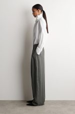 Pleated Pants Gray - Image 2