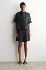 Linen Shirt Black - Image 2