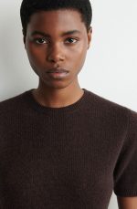 Cashmere Slim T-Shirt Brown - Image 3