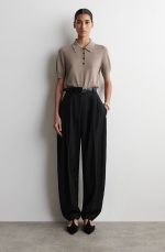 Knitted Polo Beige - Image 2