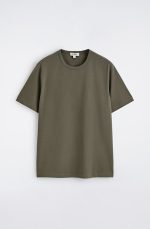 Cotton T-Shirt Khaki - Image 4