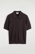 Knitted Polo Brown - Image 4