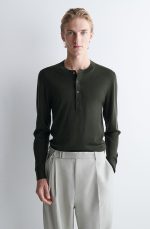 Merino Slim Shirt Green