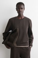 Round-Neck Top Brown