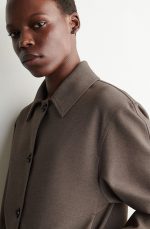 Collared Jacket Brown - Image 3