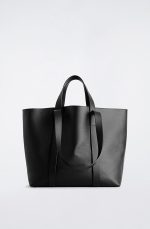 Tableau Zipper Tote Bag Black - Image 4