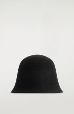Wool Felt Fisherman Hat Black