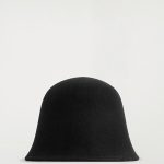 Wool Felt Fisherman Hat Black