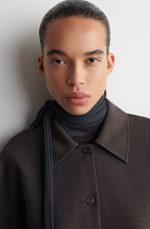 Wool Collared Shirt Brown - Image 3