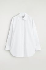 Cotton Collared Shirt White - Image 4