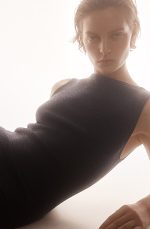 Wool Round-Neck Dress Gray - Image 2