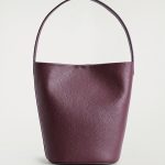 Leather Mini Tote Bag Red