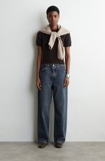 Cashmere Slim T-Shirt Brown - Image 2