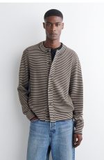 Wool Round-Neck Cardigan