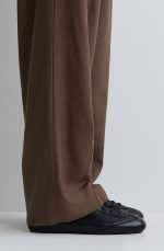 Pure Color Lace-up Sneakers Black - Image 3