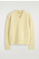 V-Neck Sweater Cream - Image 4