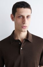 Knitted Slim Polo - Image 3