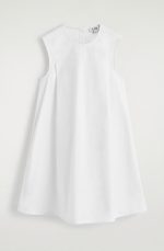 Pleated Dress White - Image 4