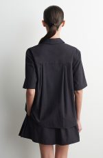 Pleated Shirt Blue - Image 3