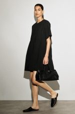 Round-Neck Dress Black - Image 2
