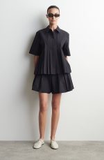 Pleated Shirt Blue - Image 2