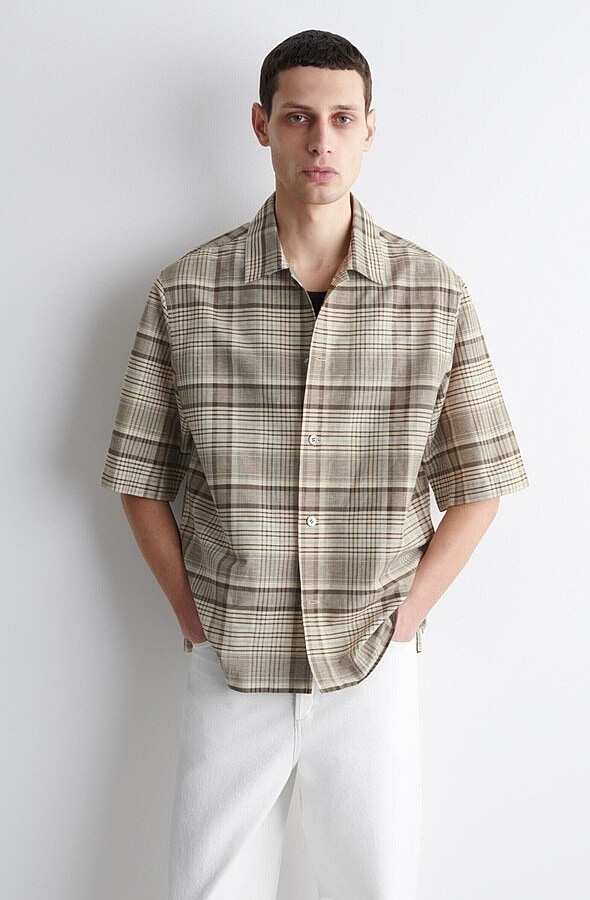 O1CN014yYqzL1u7vxUAWjOS_!!4611686018427380567-0-item_pic Linen Regular Shirt - Image 1