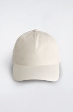 Cotton Blend Twill Baseball Cap White