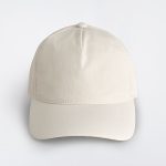 Cotton Blend Twill Baseball Cap White