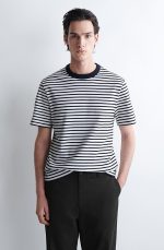 Knitted Round-Neck T-Shirt
