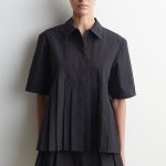 Pleated Shirt Blue