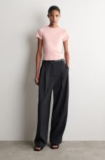 Cotton Slim T-Shirt Pink - Image 2