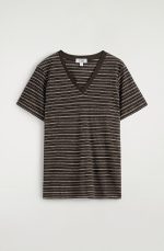 Linen V-Neck T-Shirt - Image 4