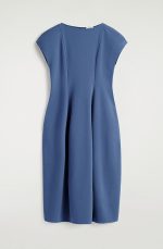 Knitted Dress Blue - Image 4