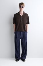 Knitted Shirt Brown - Image 2