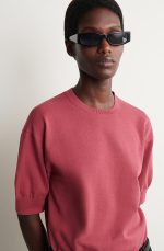 Knitted T-Shirt Pink - Image 3