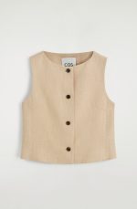 Slim Vest Beige - Image 4