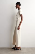 Denim Wide-Leg Pants - Image 2