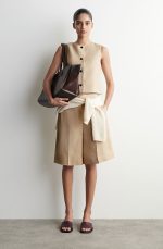 Slim Vest Beige - Image 2