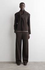 Wide-Leg Pants Brown