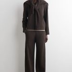 Wide-Leg Pants Brown