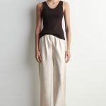 Wide-Leg Pants White