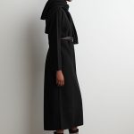 Plaid Knitted Sock Boots In Camel Color